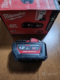 Batteria Milwaukee m18 12ah High output