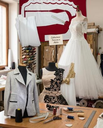 Sarto esperto abbigliamento donna e sposa