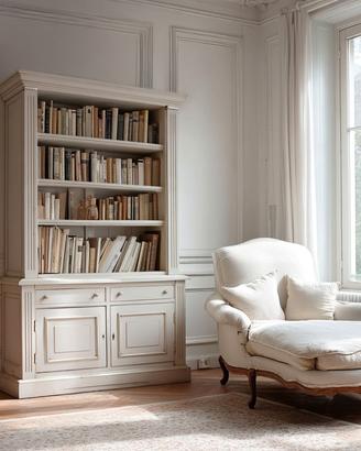 BIBLIOTECA LIBRERIA SHABBY CHIC