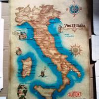 Carta pergamenata dei vini d’Italia, da collezione