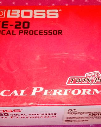 Boss VE-20 Vocal Processor a alimentaz. o batteria
