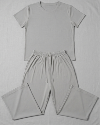 Completo Coordinato Grigio Plissettato 3XL