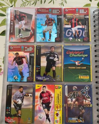 Lotto cards bologna cagliari calciatori panini