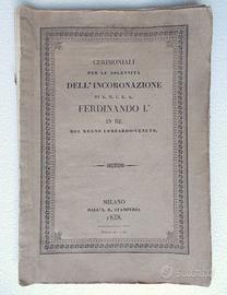 Ferdinando I – cerimoniale dell’incoronazione