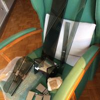 Accessori da bagno cristallo anni 60