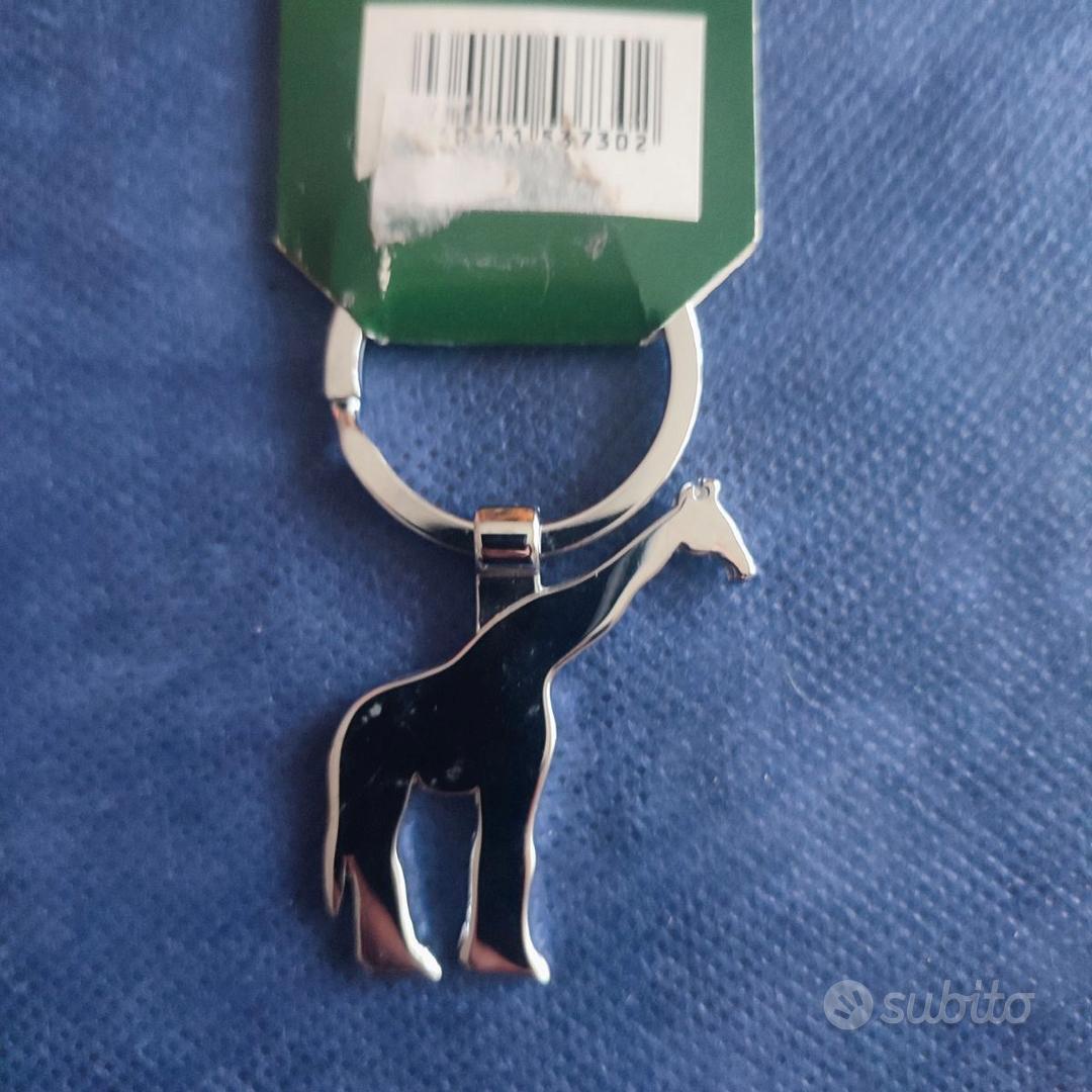 Jessemade IT Portachiavi acrilico Elefante con 1 nome e 1 anno