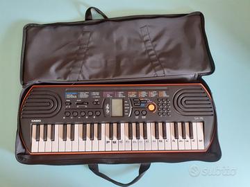 Pianola Tastiera Casio SA-76, con borsa custodia