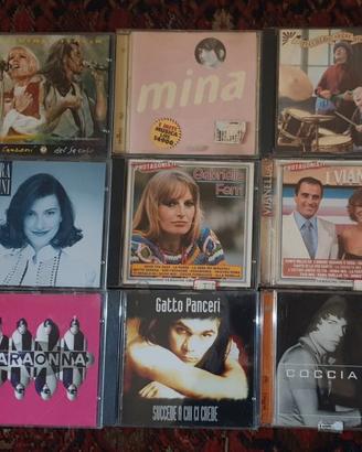 Lotto CD Mina Cocciante Zucchero Pausini Ferri