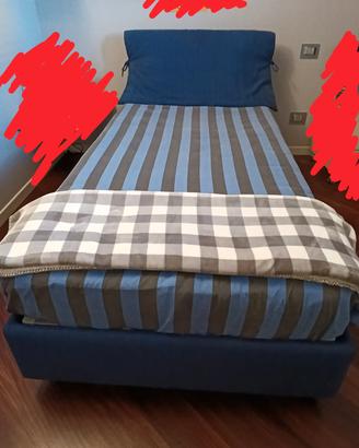 Letto contenitore Flou Nathalie 