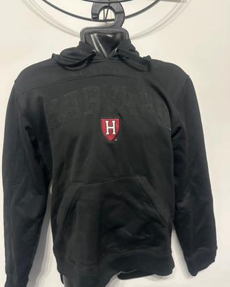 Under armour harvard hoodie nera collegiate sm
