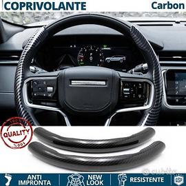 COPRIVOLANTE per LAND ROVER Effetto FIBRA CARBONIO