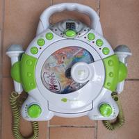 LETTORE CD CON MICROFONI