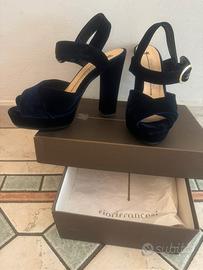 Sandali donna in velluto