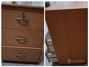 mobiletto a cassettiera 