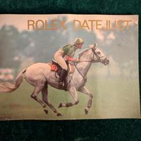 Rolex, libretto originale Datejust.