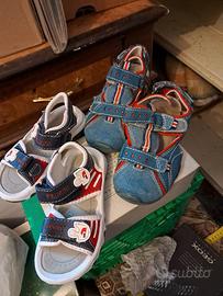 
sandali bambino 25 26 primigi 2 paia chiusi 