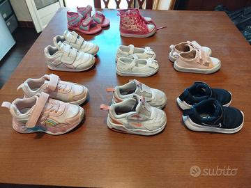 scarpe da bambina varie misure, reg.lo pannolini