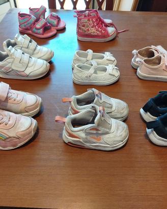 scarpe da bambina varie misure, reg.lo pannolini