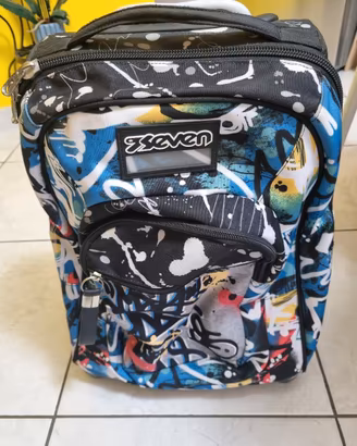zaino scuola con trolley capiente