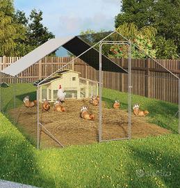 Recinto per galline-conigli