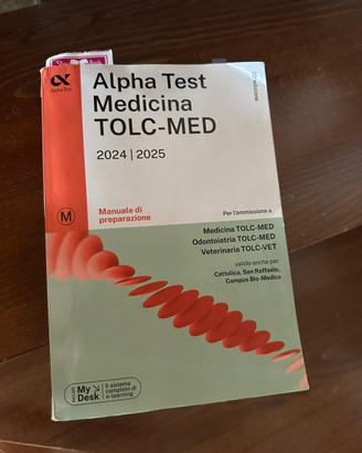Alpha Test per MEDICINA