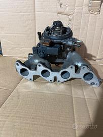 CORPO FARFALLATO E COLLETTORE RENAULT CLIO I