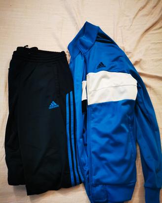 Tuta completa Adidas: Felpa + pantalone originali!