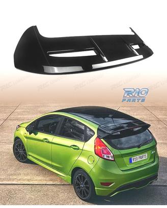 SPOILER FORD FIESTA MK7 08-17 LOOK ST NERO LUCIDO