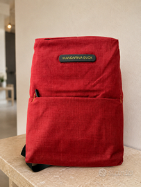 Zaino Mandarina Duck rosso con custodia originale