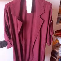 camicia/blusa Oltre bordeaux in viscosa. Tg XL