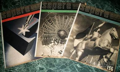 Sapere, rivista del 1940