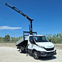 IVECO DAILY 35C18 H E6 NUOVO GRU 12m RIBALTABILE