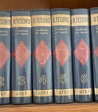 Enciclopedia per ragazzi il Tesoro Utet anno 1960
