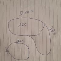 Divano più puff 