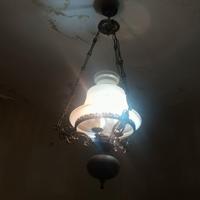 lampadario a catena antico