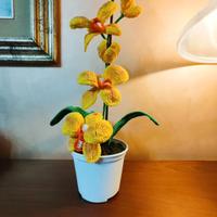 Orchidea uncinetto amigurumi 