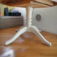 Tavolo tondo  estendibile Ikea Bianco 
