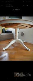 Tavolo tondo  estendibile Ikea Bianco 