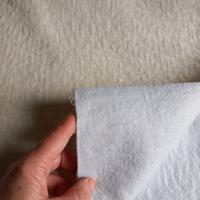 Scampolo tessuto tappezzeria bianco/panna 113x140