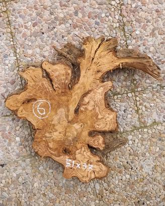 Fette,sezioni in Ulivo(Orologi,tavoli,taglieri,ecc