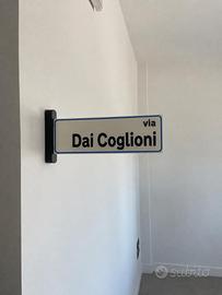 Targa simpatica per interni - decorazione casa