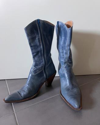 Stivali country pelle