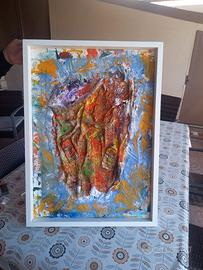 oltre la luce 2007 quadro olio su tela