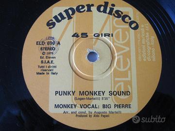 Disco vinile 45 giri 12 " Augusto Martelli Punky M