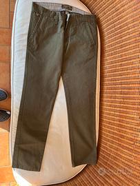 Pantaloni Uomo Verde Taglia 48 Nuovi