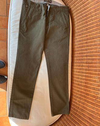 Pantaloni Uomo Verde Taglia 48 Nuovi