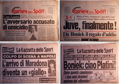 Gazzetta dello sport anno 1984