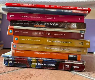 libri scolastici, liceo scientifico