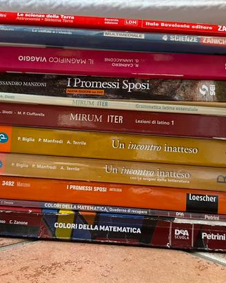 libri scolastici, liceo scientifico