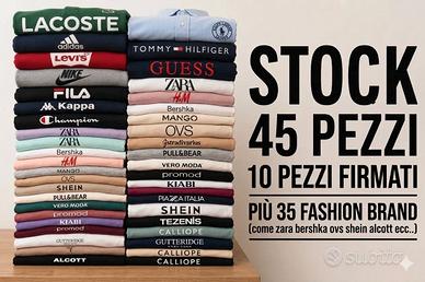 LOTTO STOCK ABBIGLIAMENTO MIX – 45 PEZZI TOTALI –